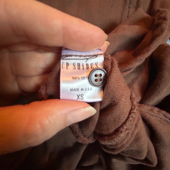 CP Shades Chocolate Brown Blouse - Picture 3 of 3